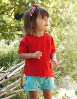 Personalizza t-shirt bimbi rossa fruit of the loom