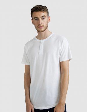 Mantis Superstar Button Top Henley T