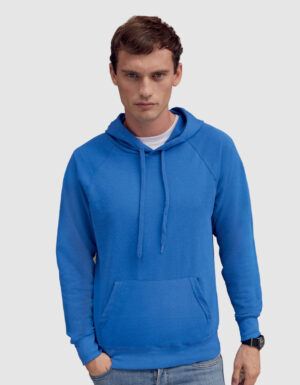 Fruit of the Loom Lightweight Hooded Sweat felpa uomo